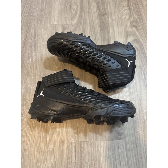 Jordan Force Savage Pro 2 TD Shark Football Cleats Black Size 13.5 CV1666-003